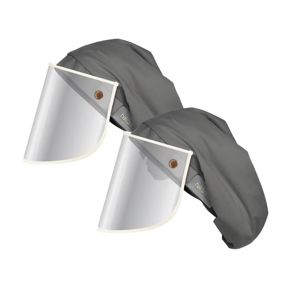 Hairbrella Pro XL Scrub Cap   Face Shield - Bundle (2)