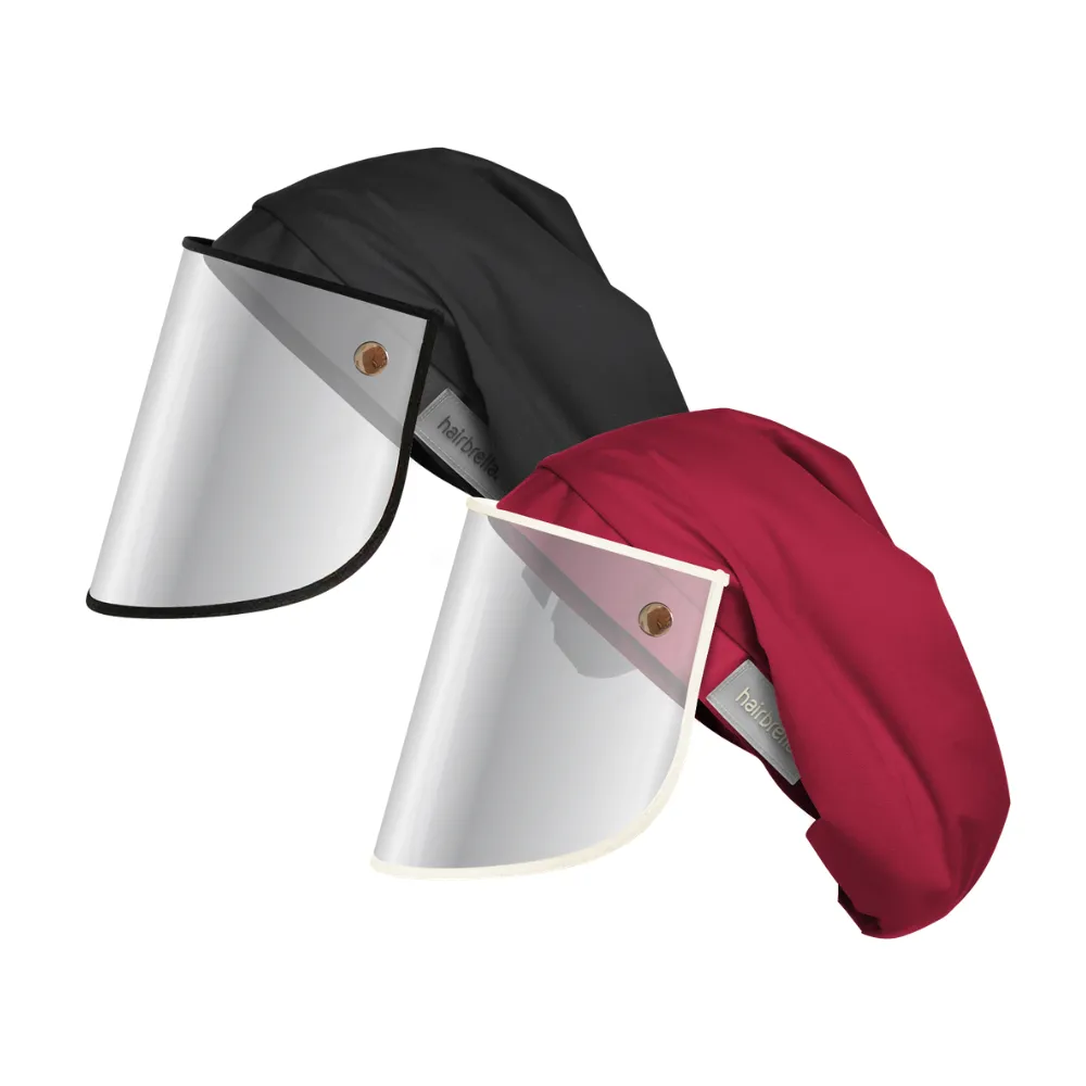 Hairbrella Pro XL Scrub Cap   Face Shield - Bundle (2)