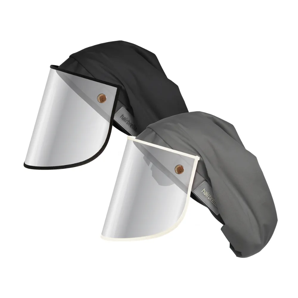 Hairbrella Pro XL Scrub Cap   Face Shield - Bundle (2)