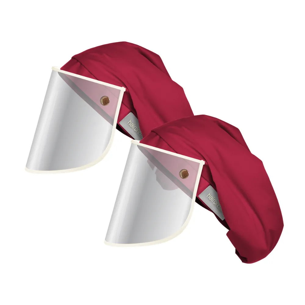 Hairbrella Pro XL Scrub Cap   Face Shield - Bundle (2)