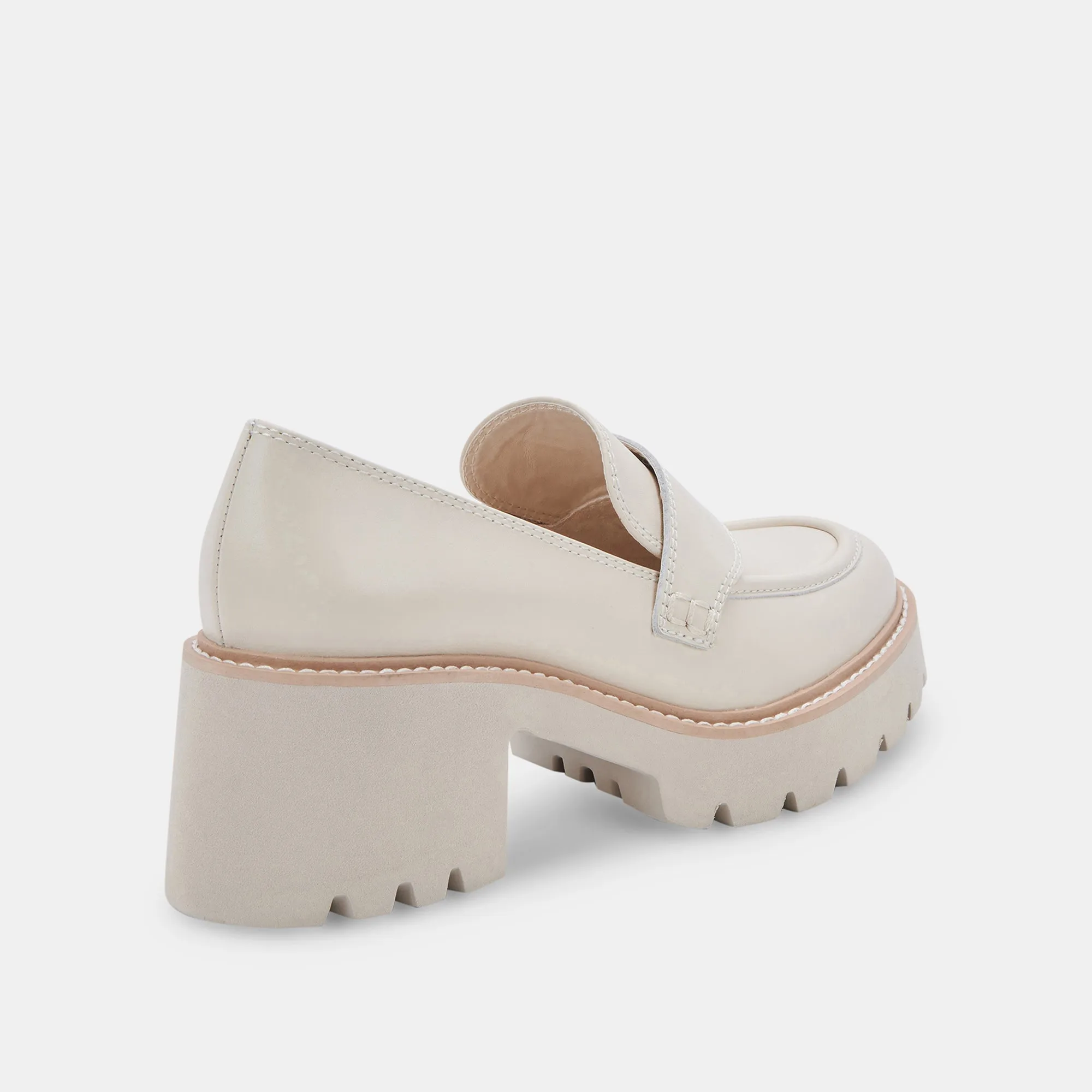 HALONA LOAFERS IVORY LEATHER - re:vita