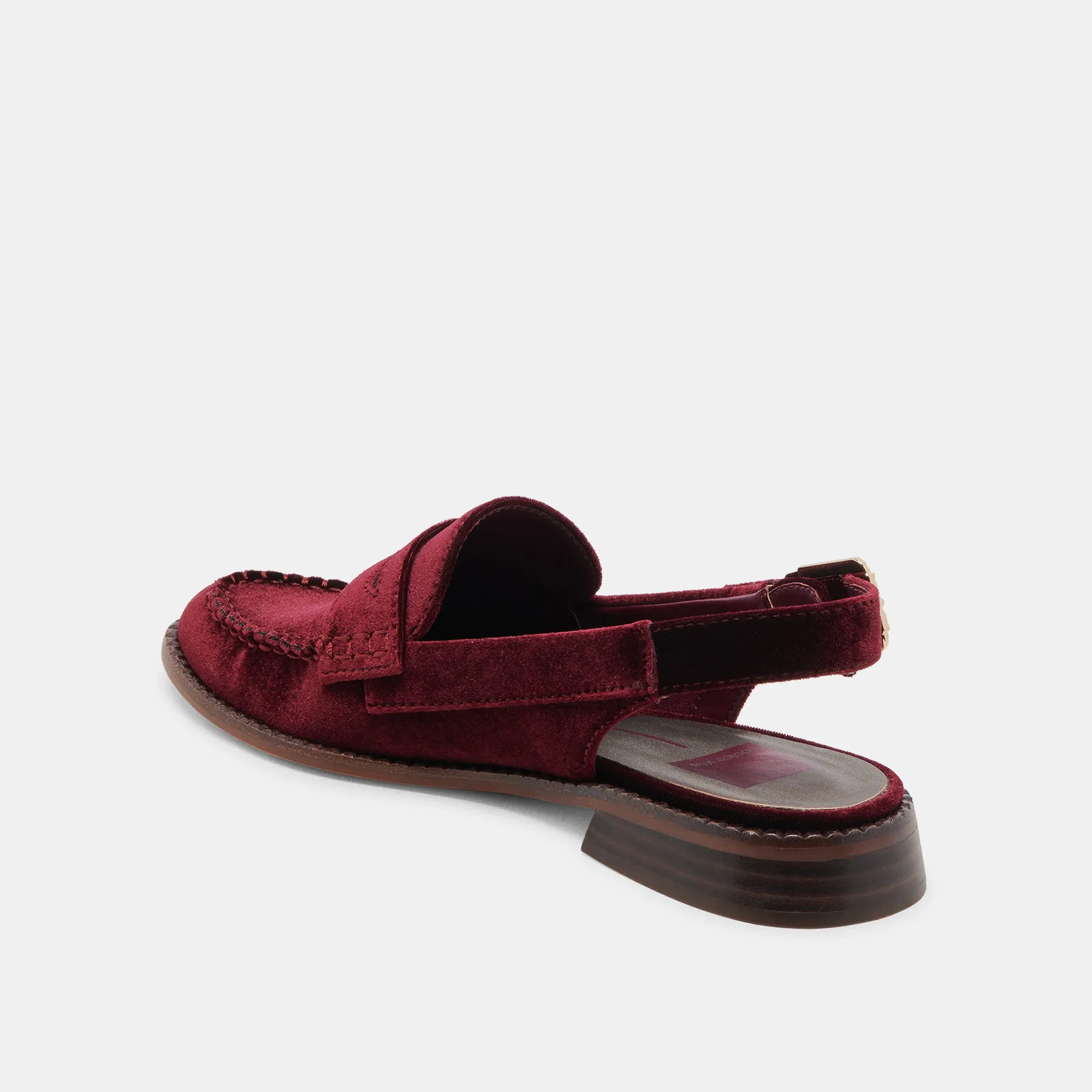 HARDI LOAFERS WINE VELVET