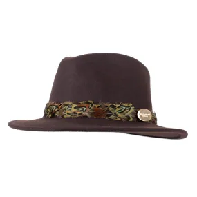 Hicks & Brown Suffolk Fedora - Pheasant Feather Wrap