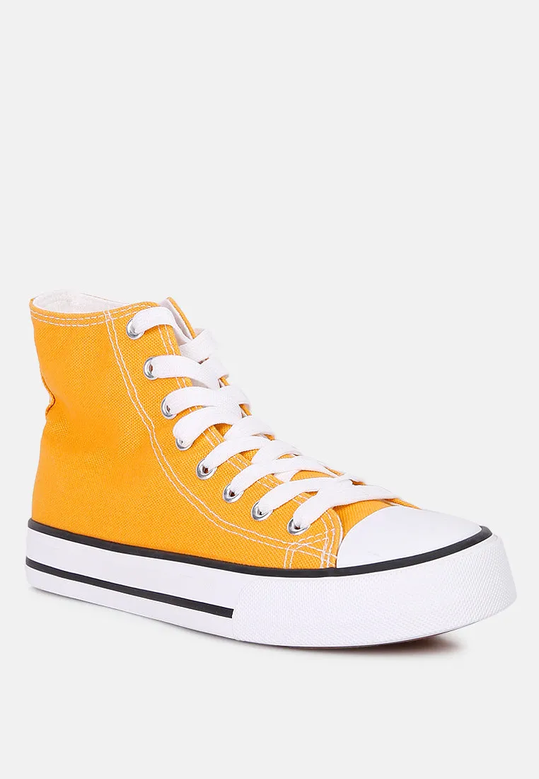 High Top Basketball Canvas Sneakers