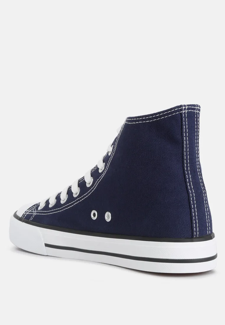 High Top Basketball Canvas Sneakers