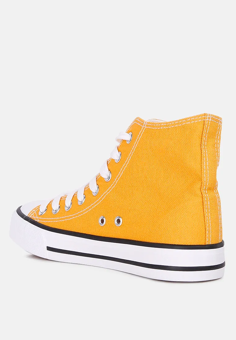 High Top Basketball Canvas Sneakers