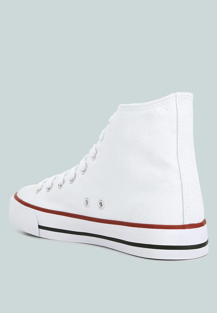 High Top Basketball Canvas Sneakers