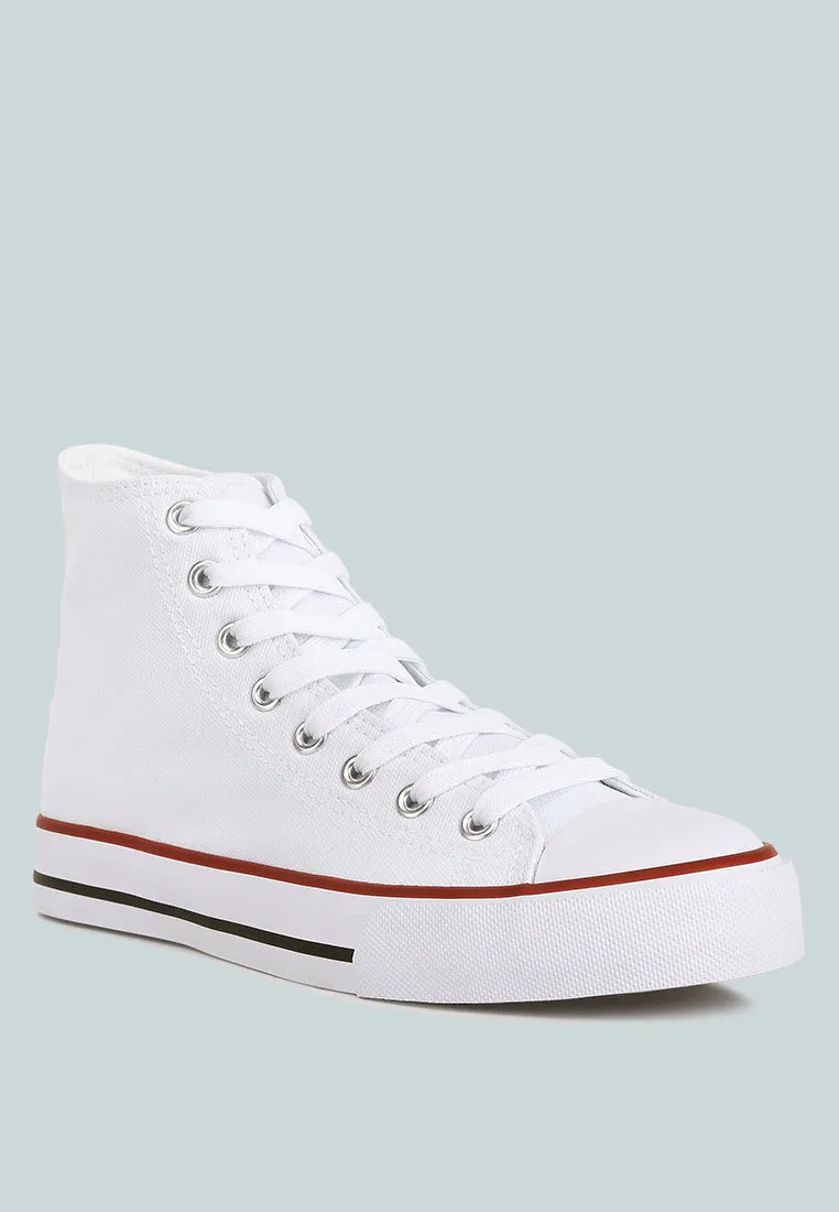 High Top Basketball Canvas Sneakers