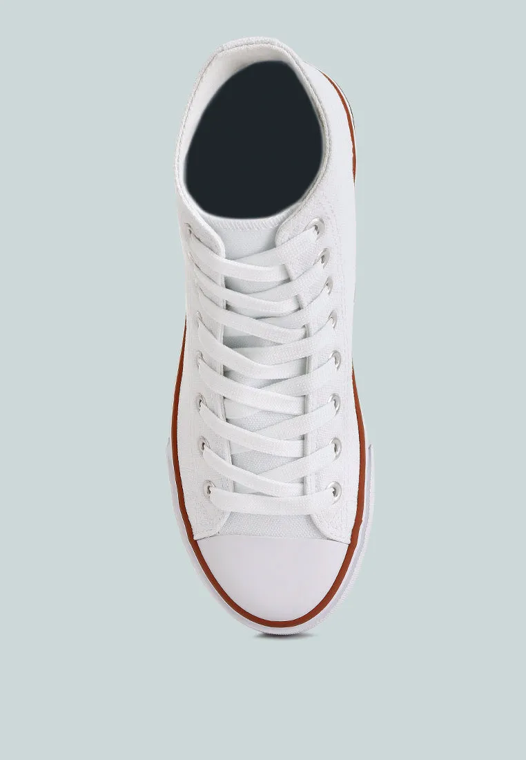 High Top Basketball Canvas Sneakers