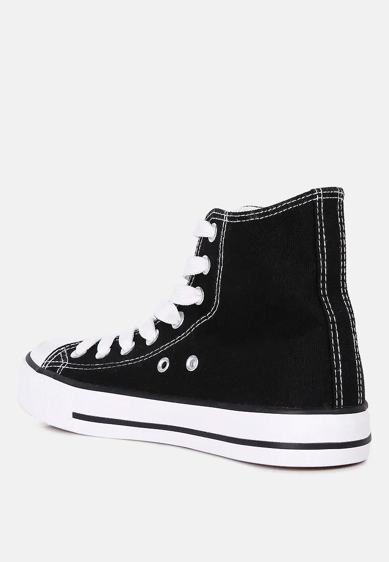 High Top Basketball Canvas Sneakers