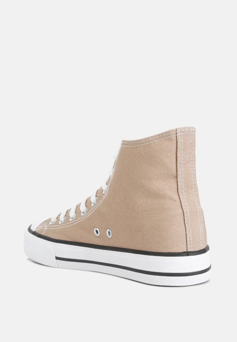 High Top Basketball Canvas Sneakers