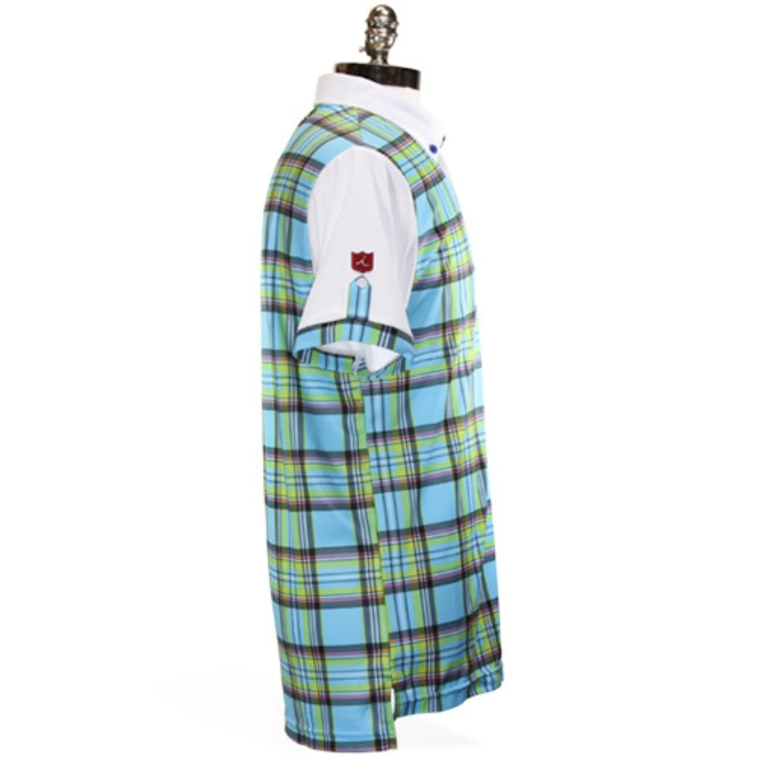 Iliac Mens The National III - Blue May Plaid/Pure White