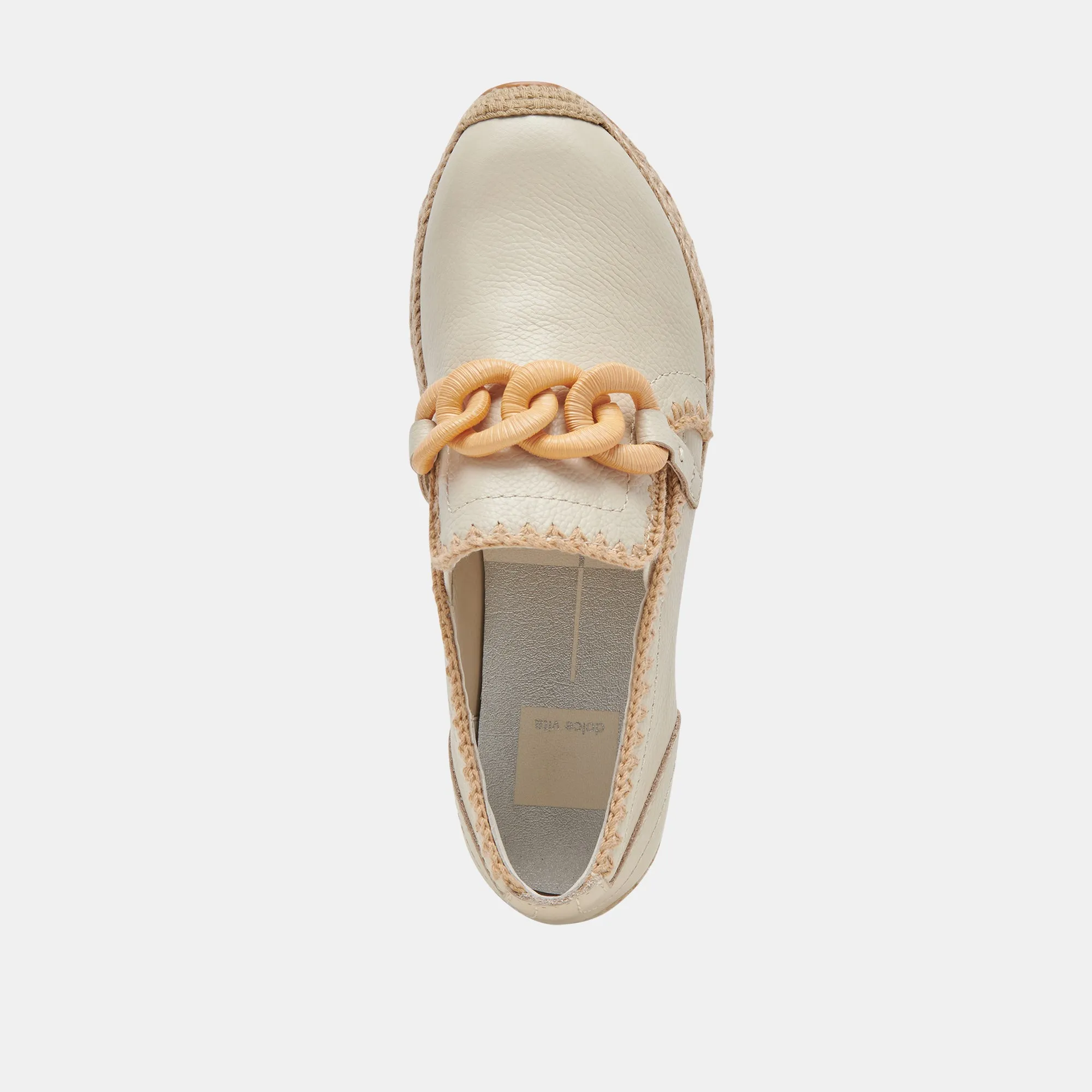 JHENEE ESPADRILLE SNEAKERS IVORY LEATHER