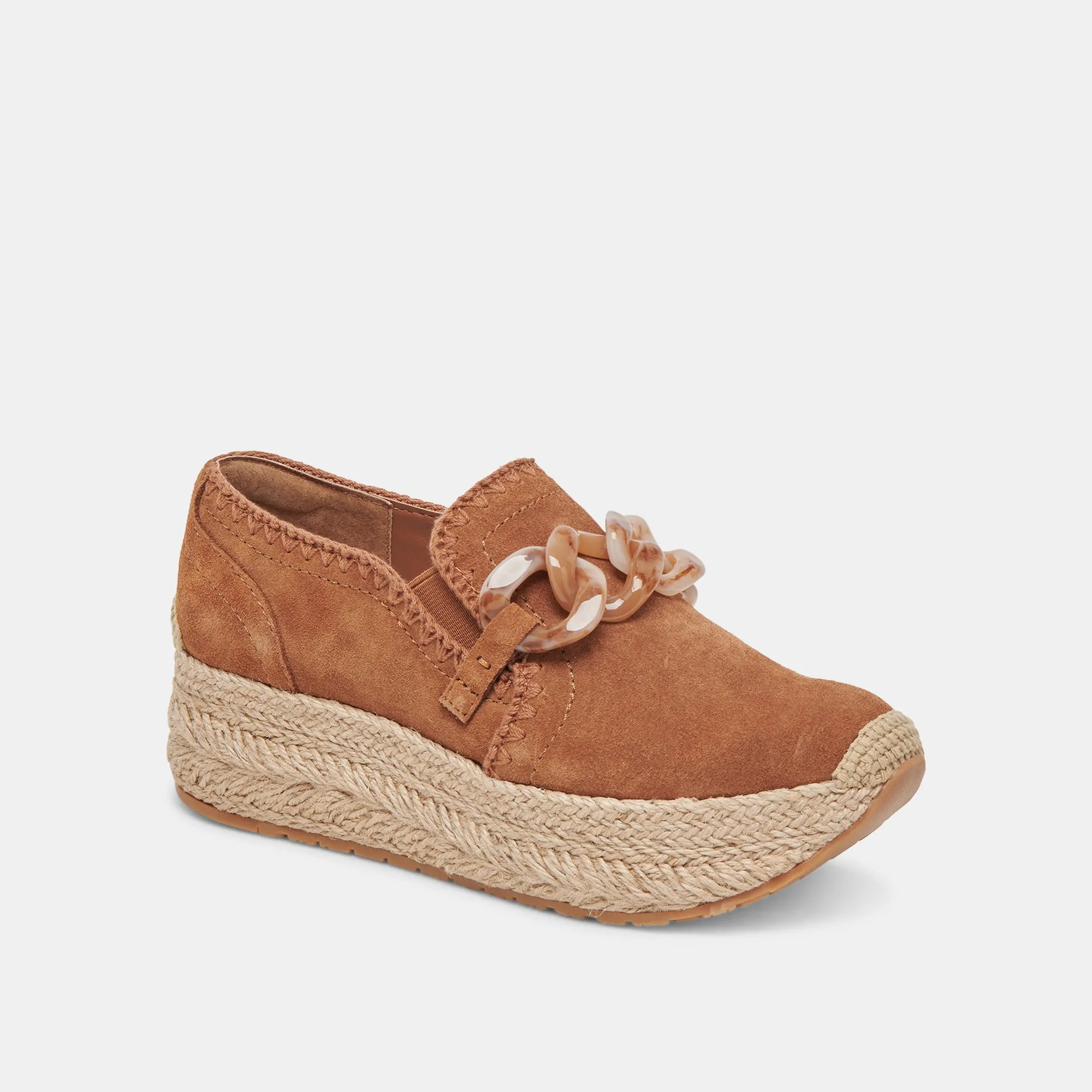 JHENEE ESPADRILLE SNEAKERS PECAN SUEDE