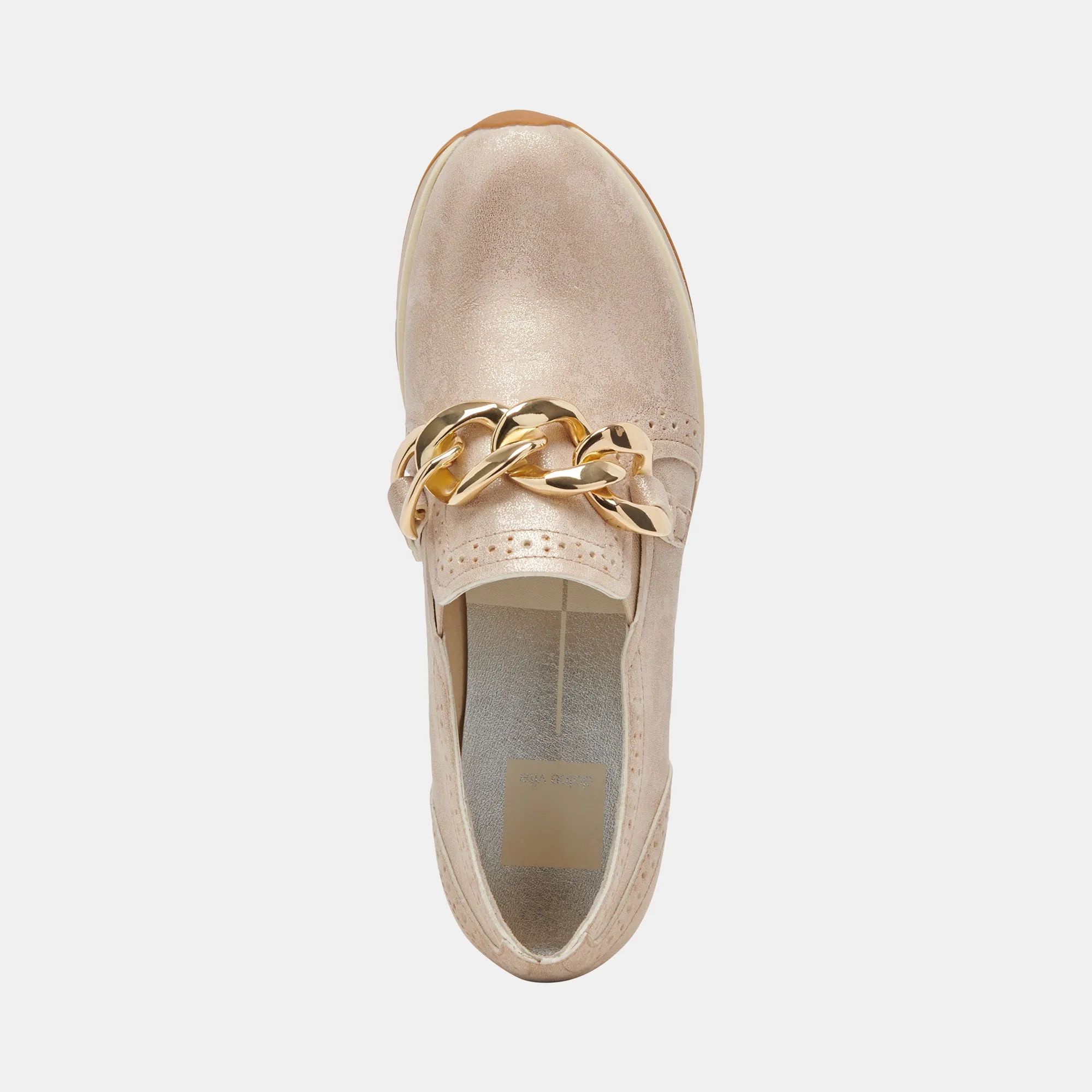 JHENEE SNEAKERS LIGHT GOLD NUBUCK