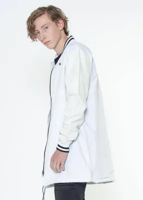 Konus Men's Baseball Jacket in White