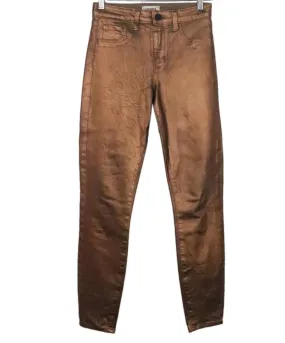 L'Agence Metallic Bronze Pants sz 0