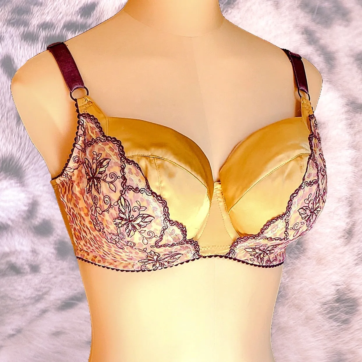 Leopard Butterfly Lace Bra Kit