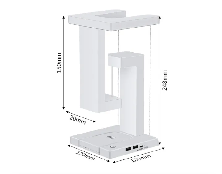 Levitation Anti-Gravity Wireless Charging Desk LED Lamp | 2238