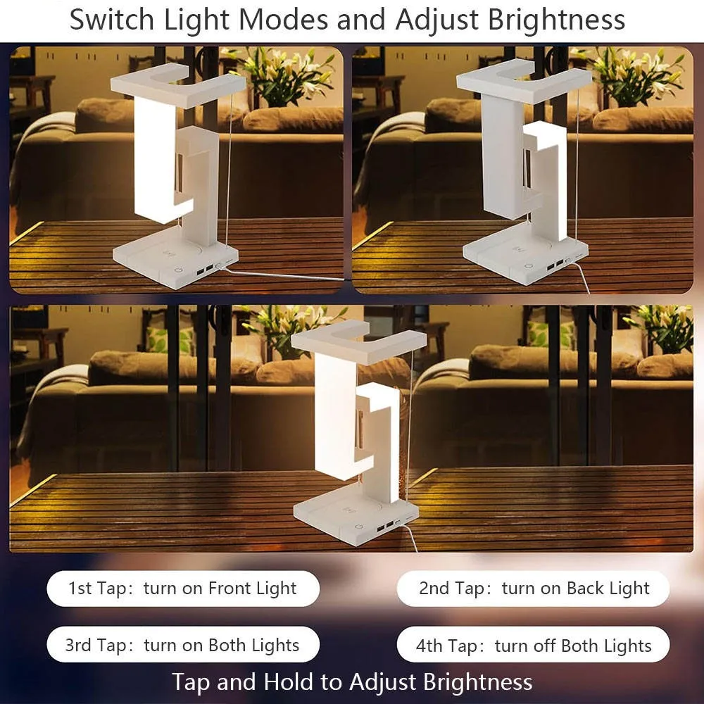 Levitation Anti-Gravity Wireless Charging Desk LED Lamp | 2238