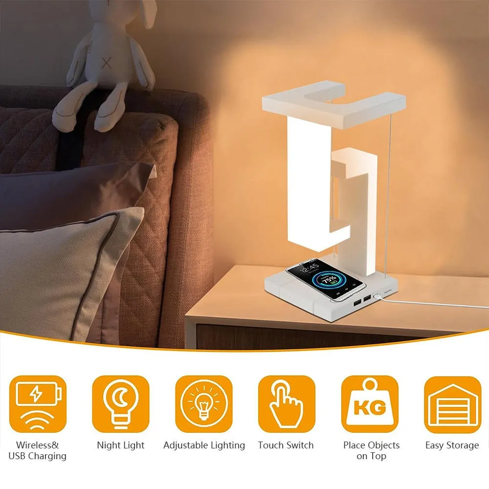 Levitation Anti-Gravity Wireless Charging Desk LED Lamp | 2238