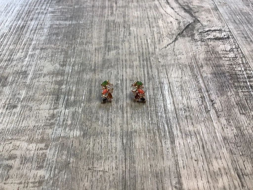 Marquise Multi Stone Studs