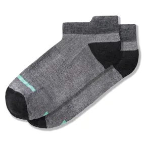 Merino Wool Low Profile Sock in Heather Gray