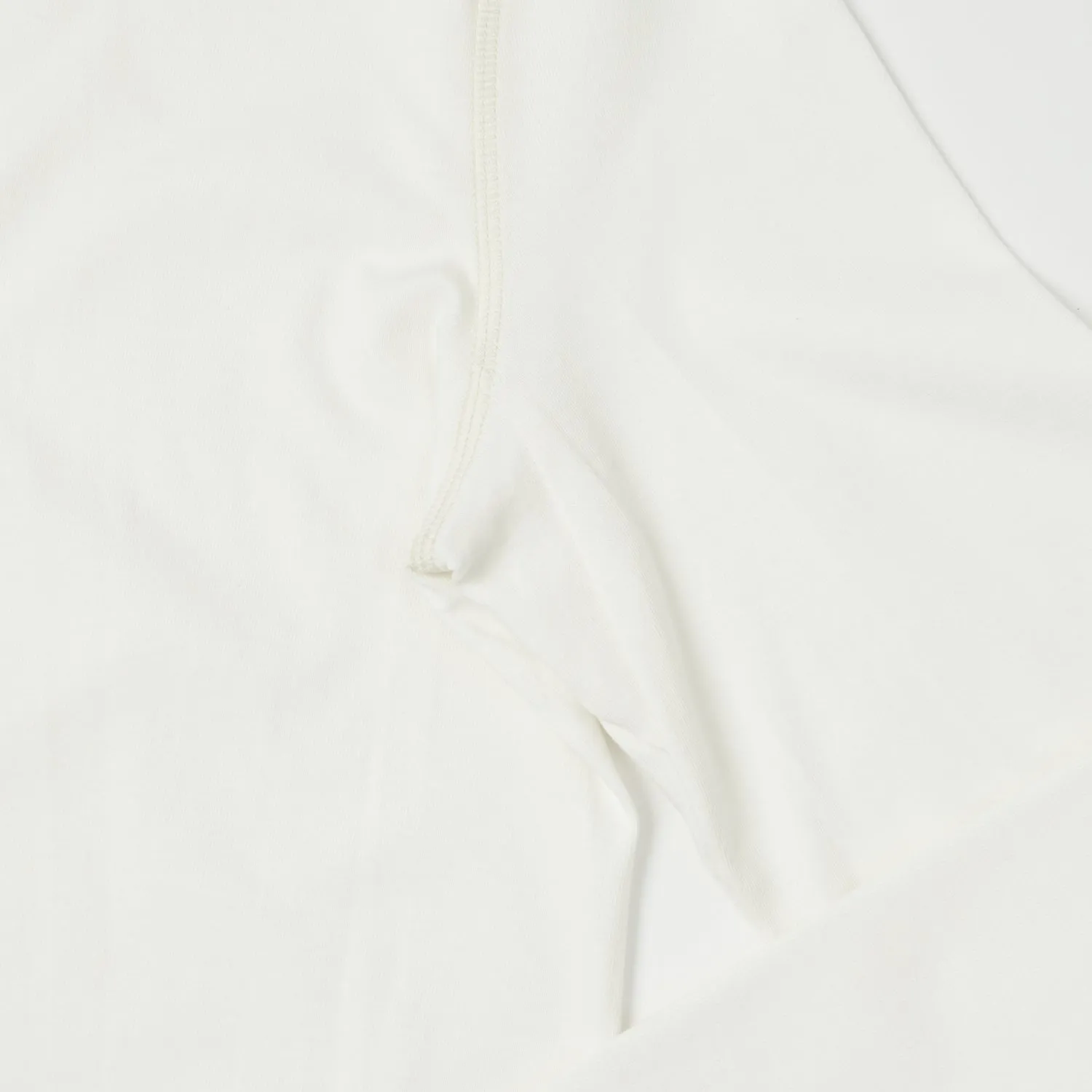 Merz b. Schwanen 204 Long Sleeve Henley - White