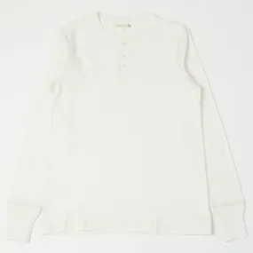 Merz b. Schwanen 204 Long Sleeve Henley - White