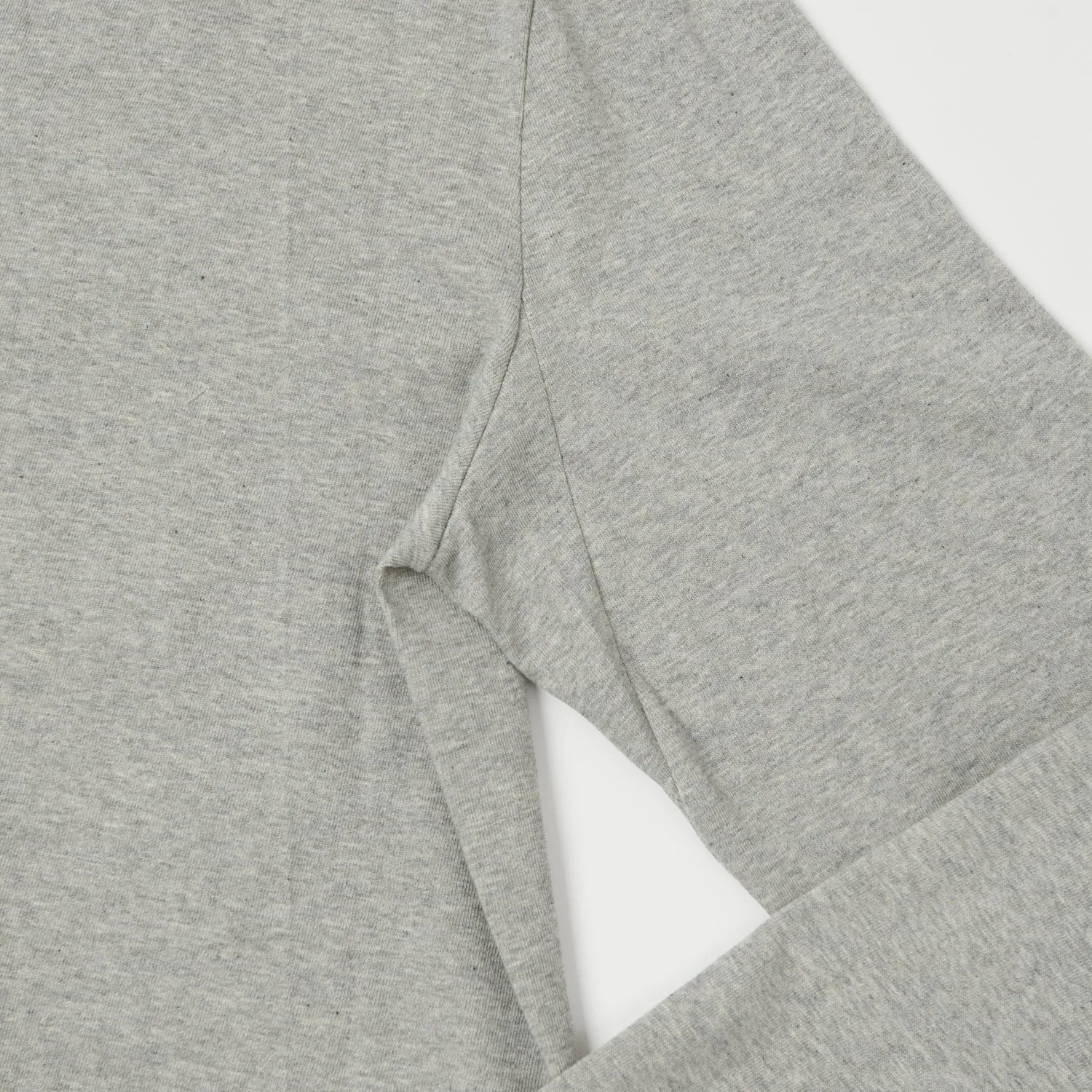 Merz b. Schwanen 206 Long Sleeve Henley - Grey Melange