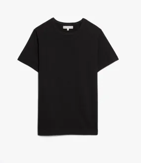 Merz b. Schwanen 215 Classic Crew Neck Tee - Deep Black