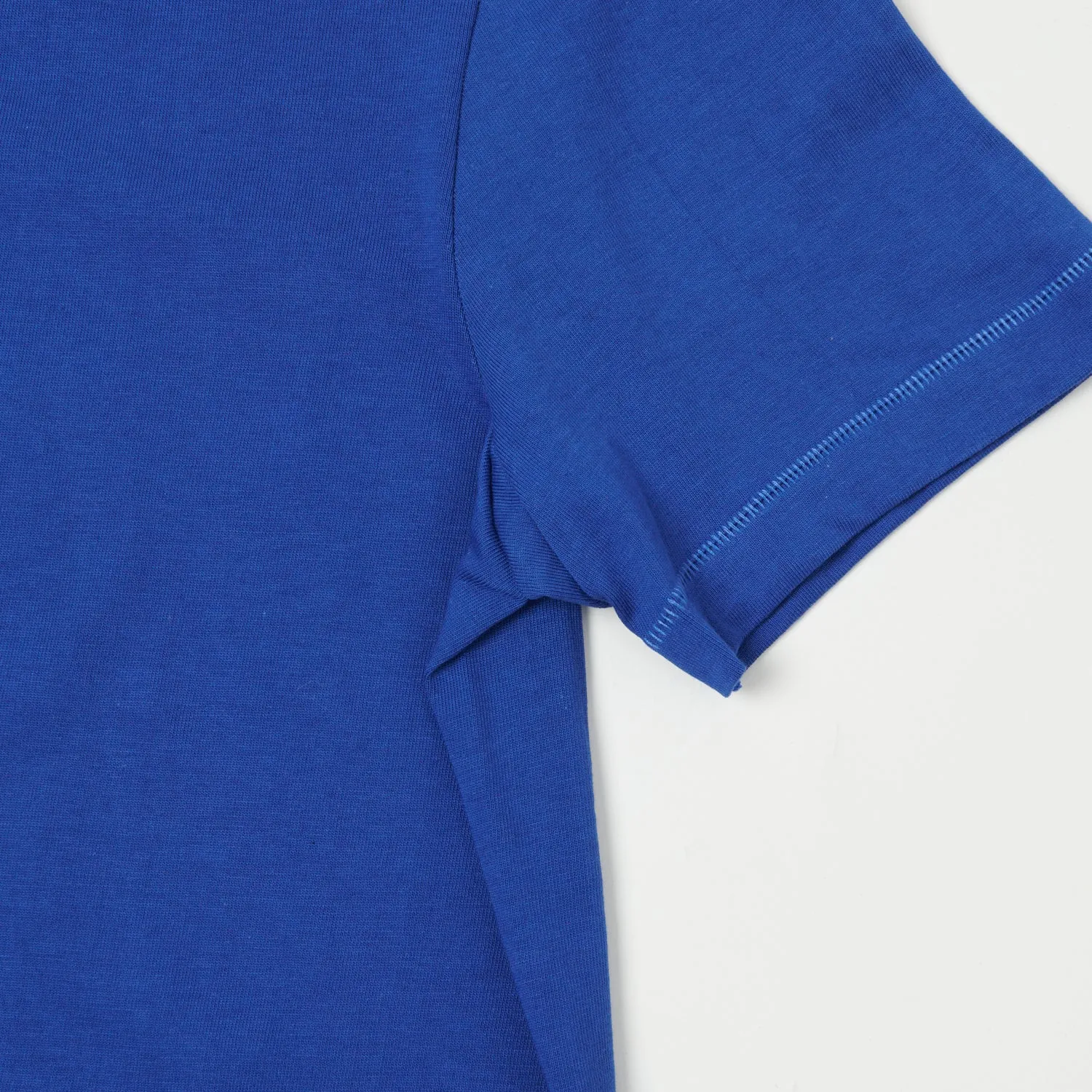 Merz b. Schwanen 215 Classic Crew Neck Tee - Vintage Blue