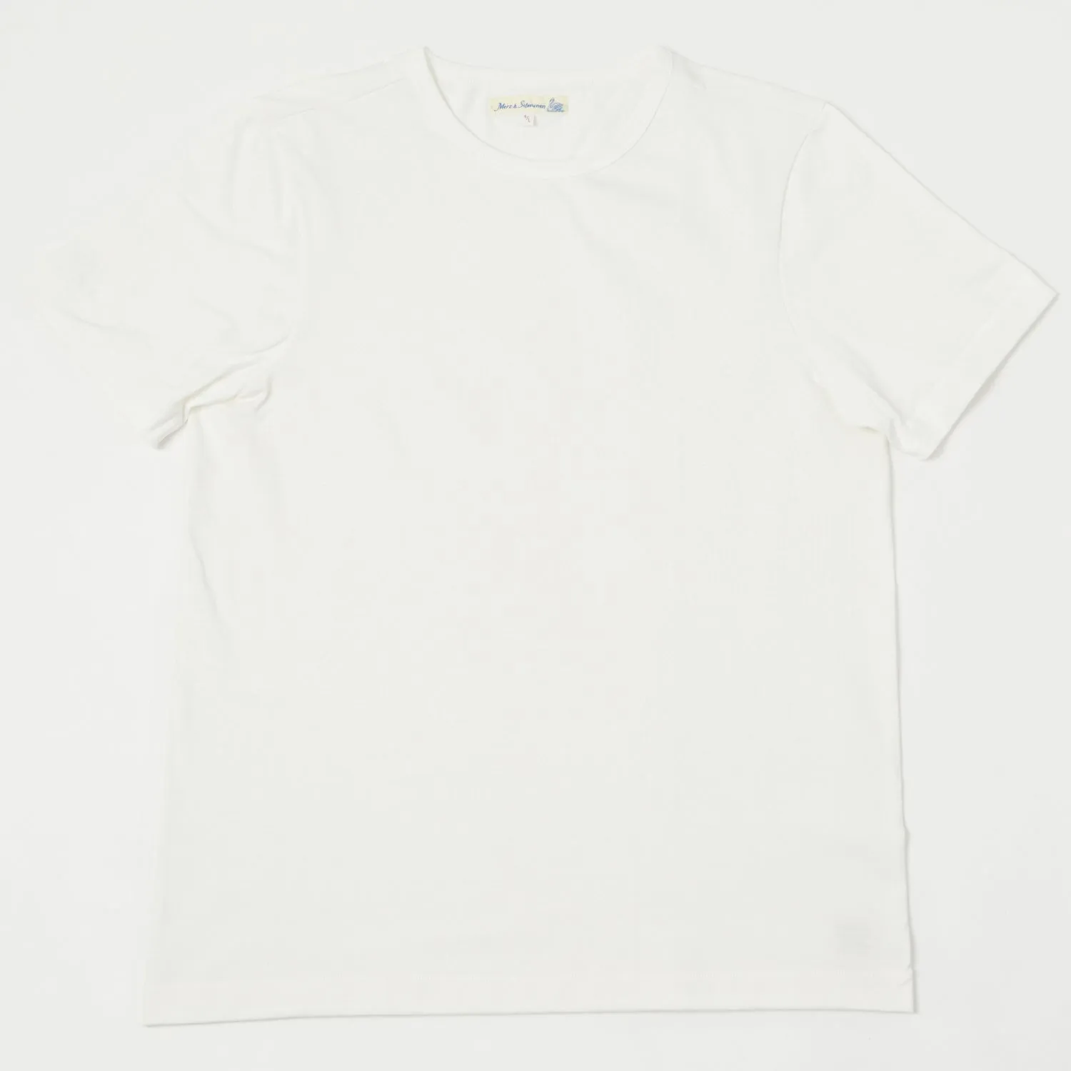 Merz b. Schwanen 215 Classic Crew Neck Tee - White