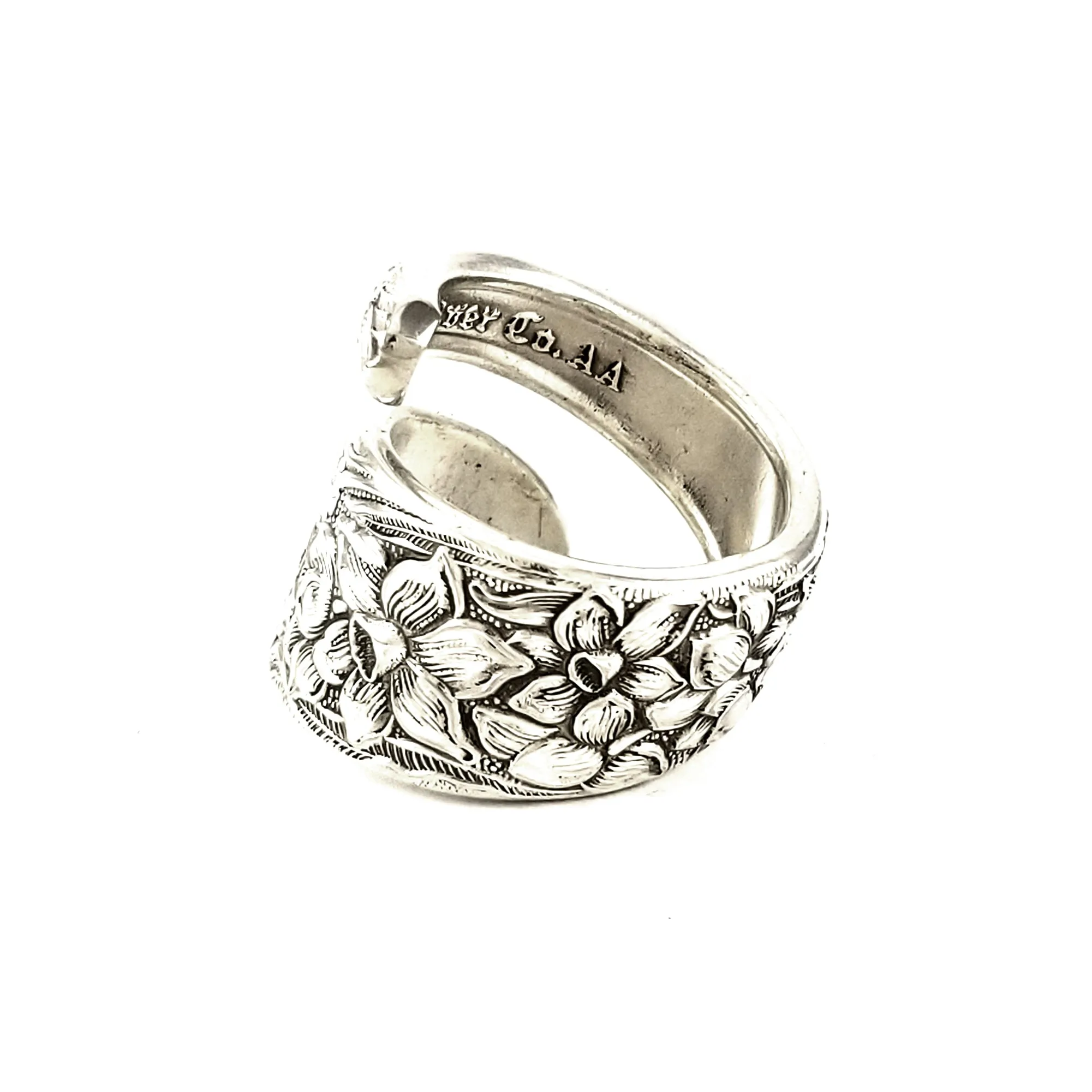 National Narcissus Daffodil Wrap Around Spoon Ring