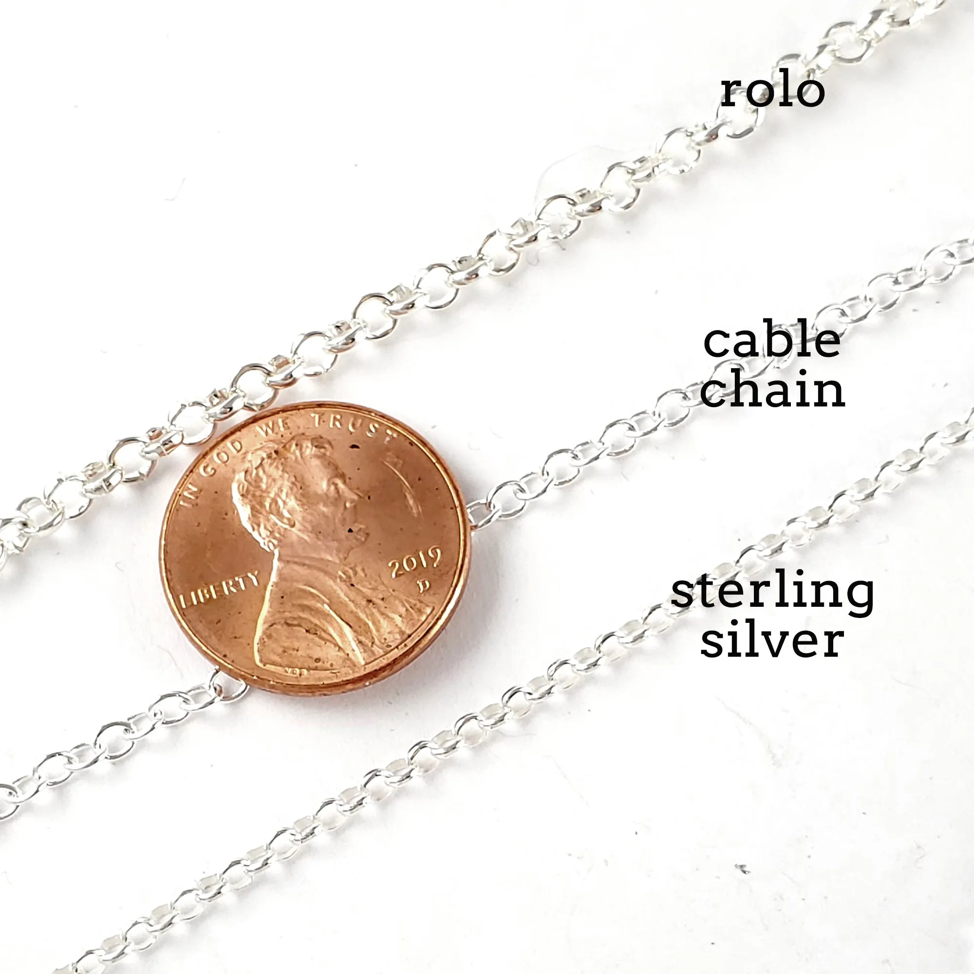 National Rose & Leaf Flatware Bar Bead Necklace