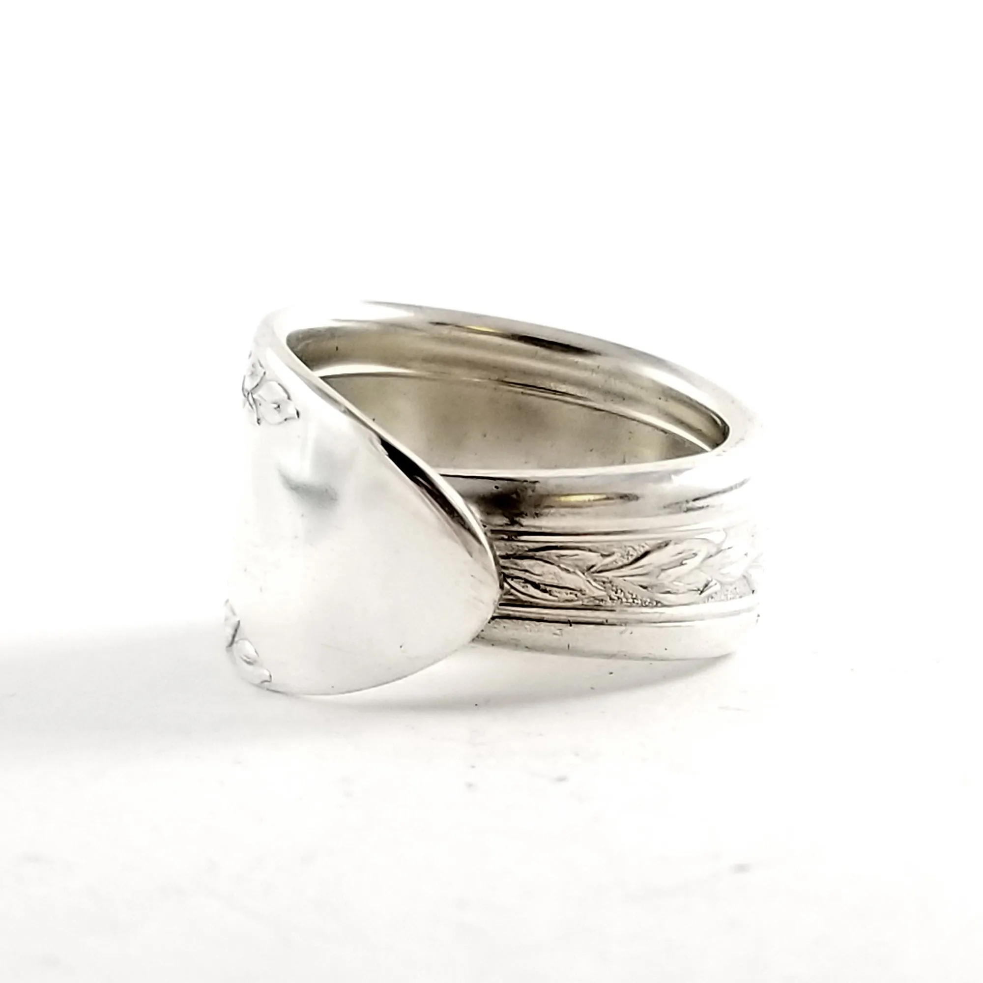 National Rose & Leaf Spoon Ring