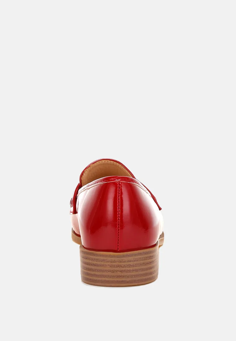 Penny Strap Detail Loafers by RUW