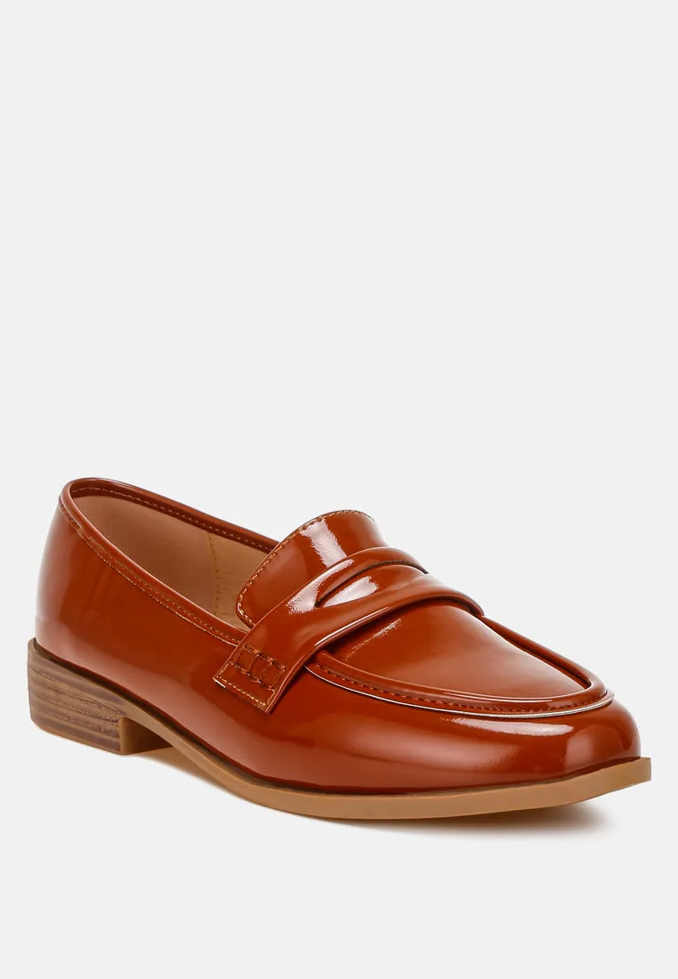 Penny Strap Detail Loafers by RUW