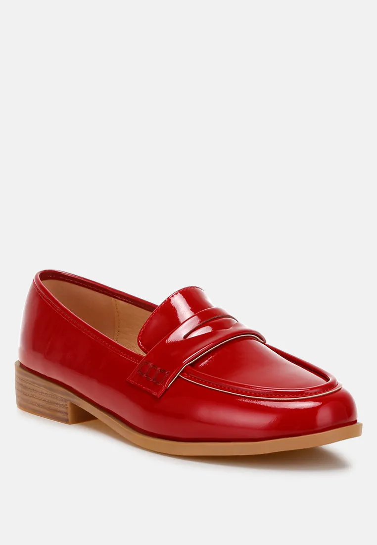 Penny Strap Detail Loafers by RUW