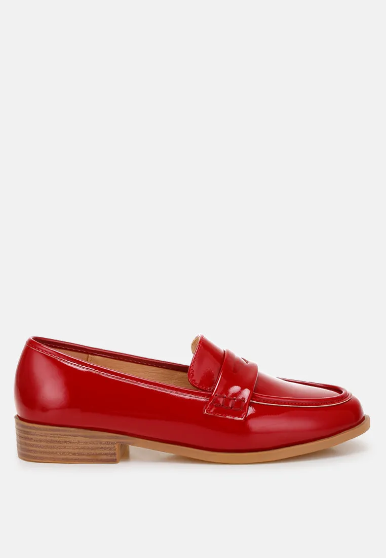 Penny Strap Detail Loafers by RUW