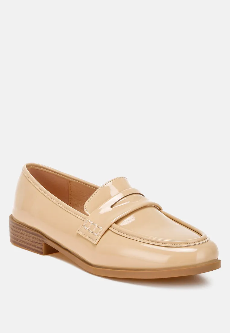 Penny Strap Detail Loafers by RUW