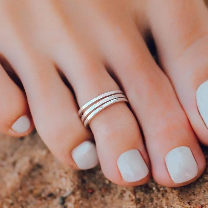 PURA VIDA TOE RING - TRIPLE BAND