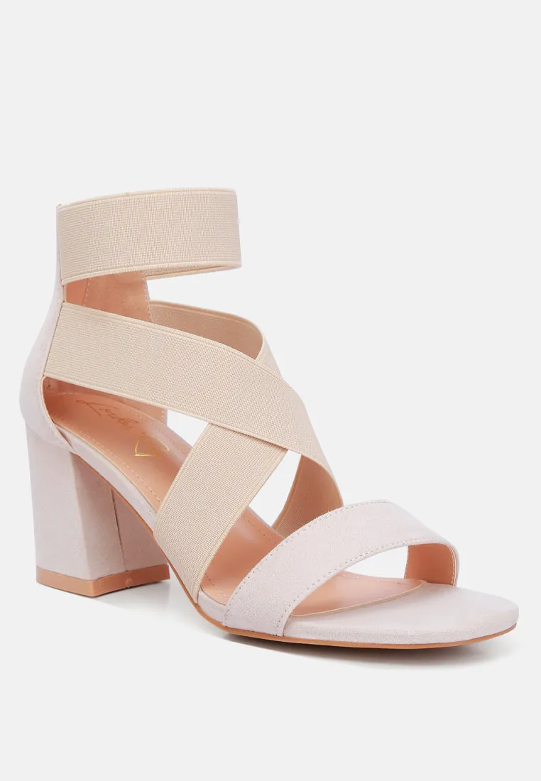 Recycled Micro Suede Block Sandals By Ruw