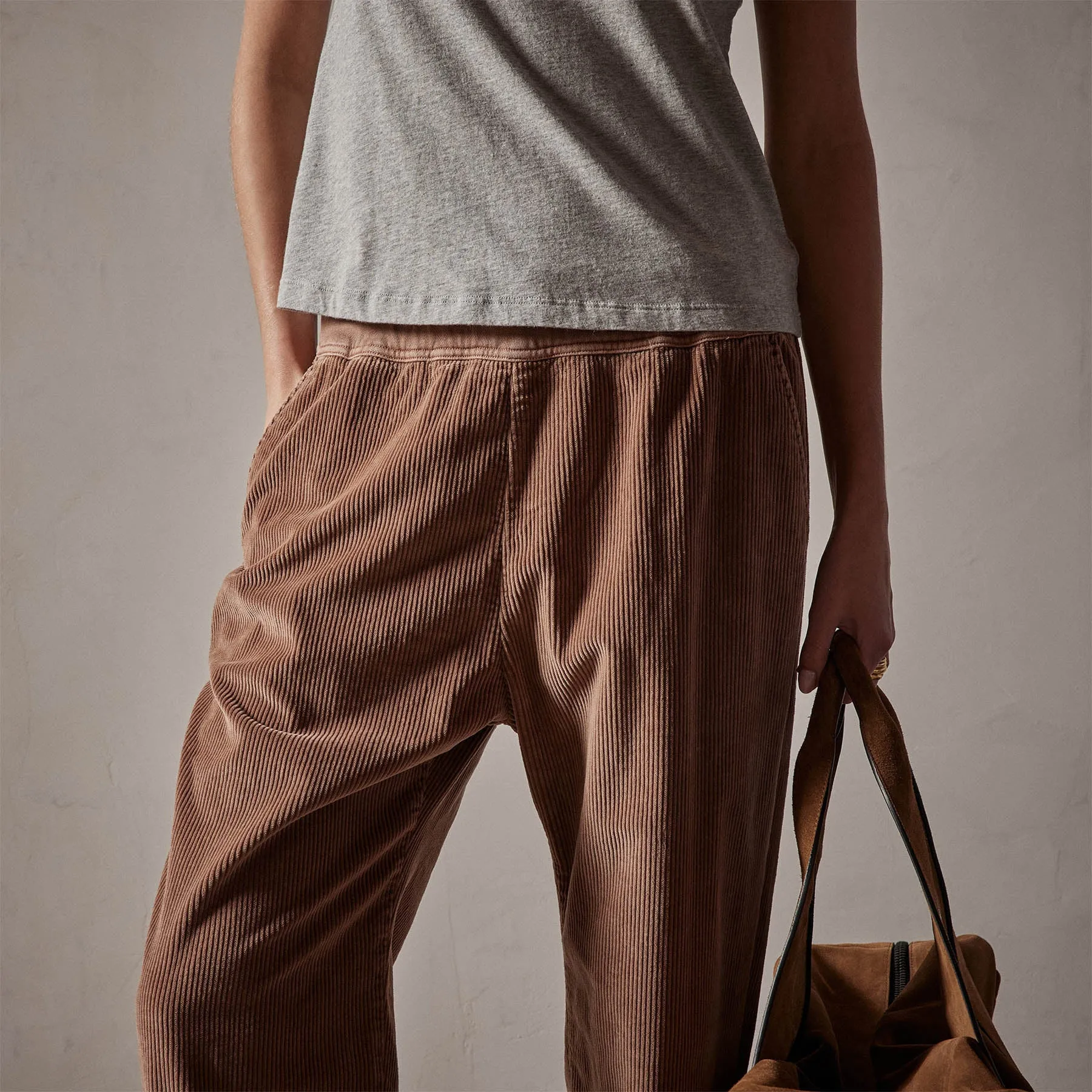 Relaxed Fit Corduroy Pant - Chestnut Pigment