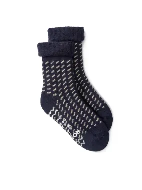 Ro To To Comfy Room Socks Birdseye Navy