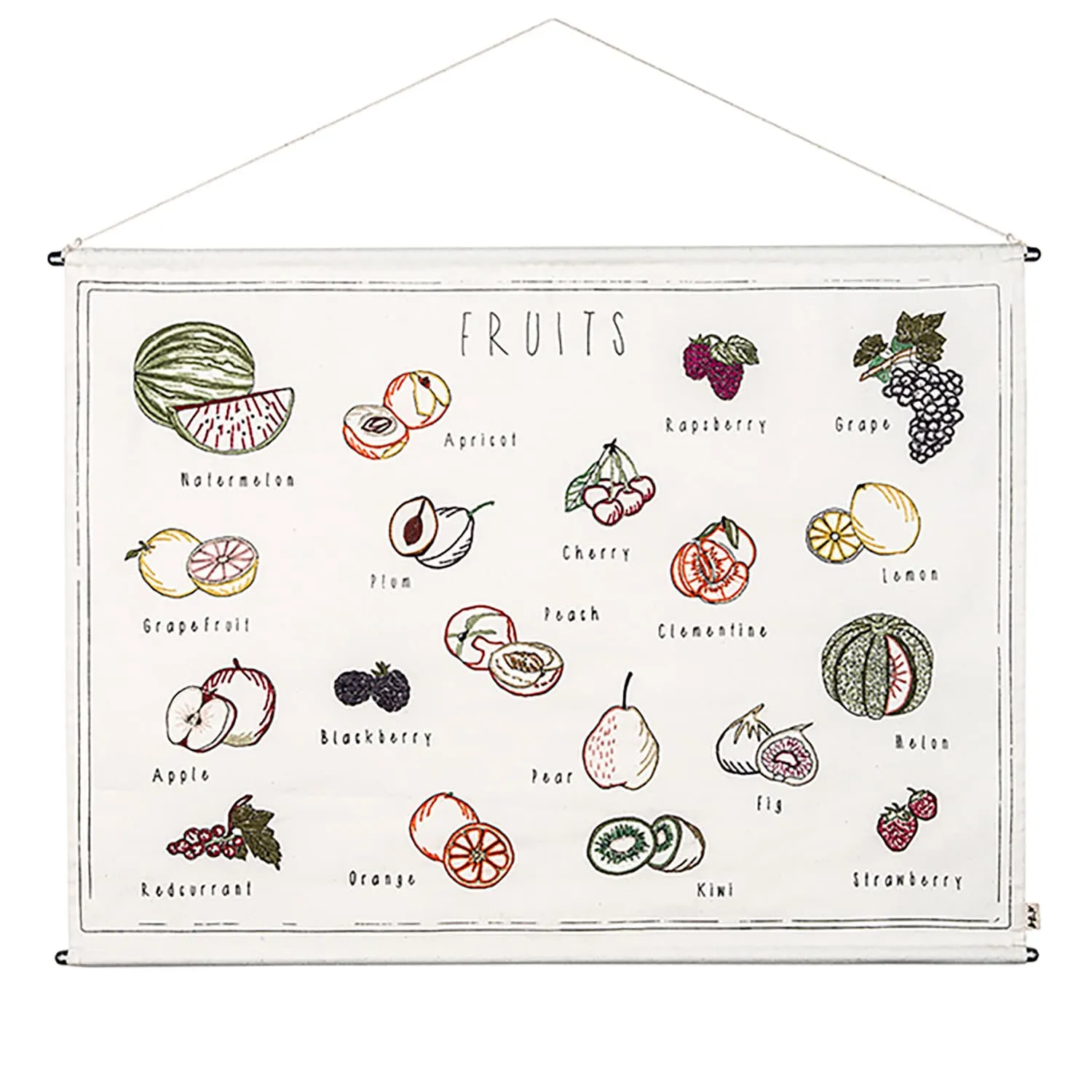 School Poster Kit Fruits - CV Canvas