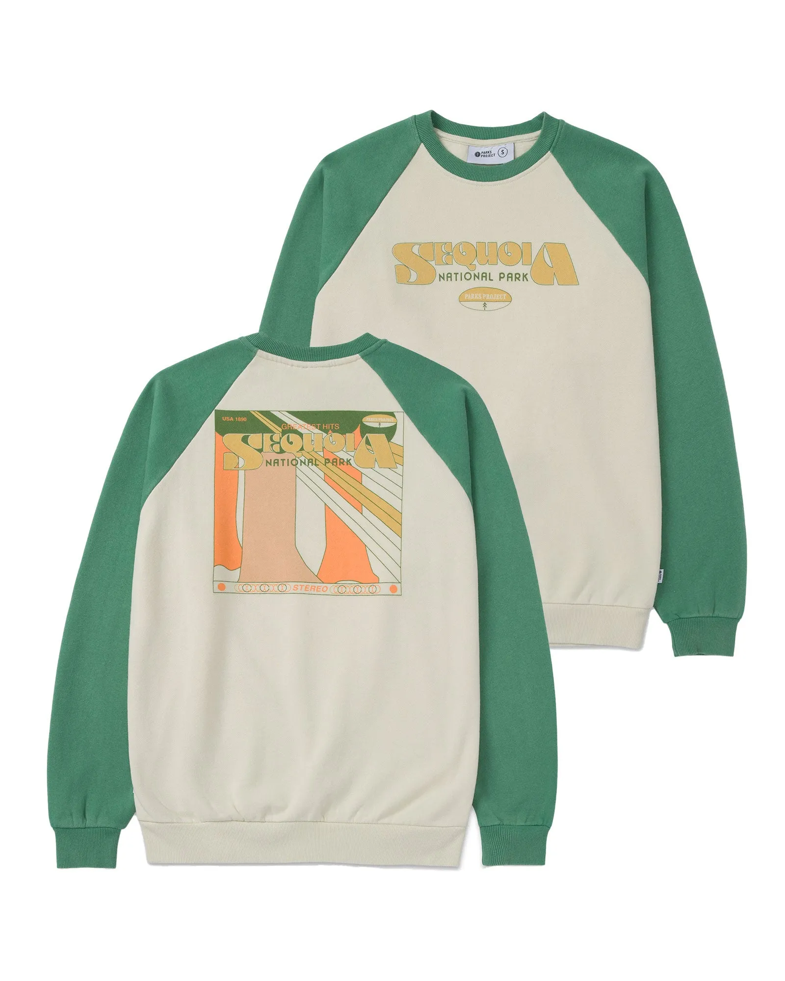 Sequoia Greatest Hits Raglan Crew