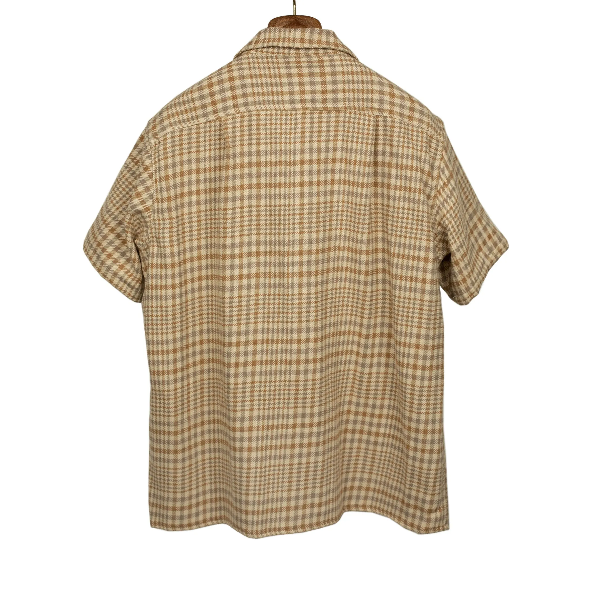 Short sleeve 50s Milano relaxed shirt in Nicole Plaid cotton