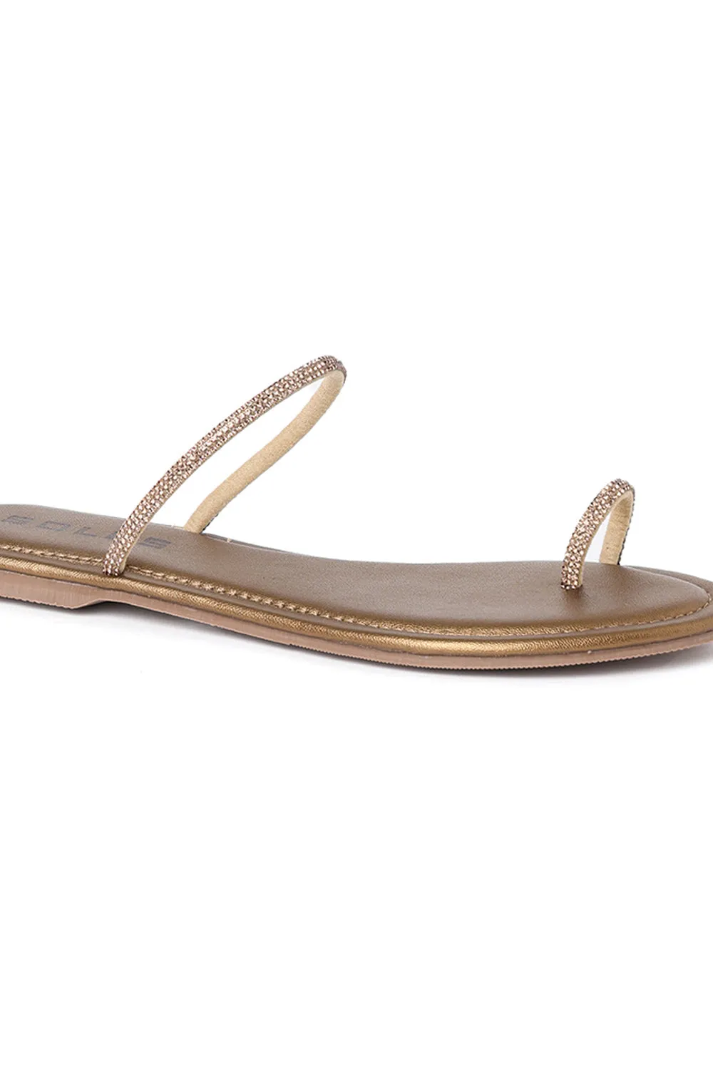 SOLES Sworoski Double Strapped Flats