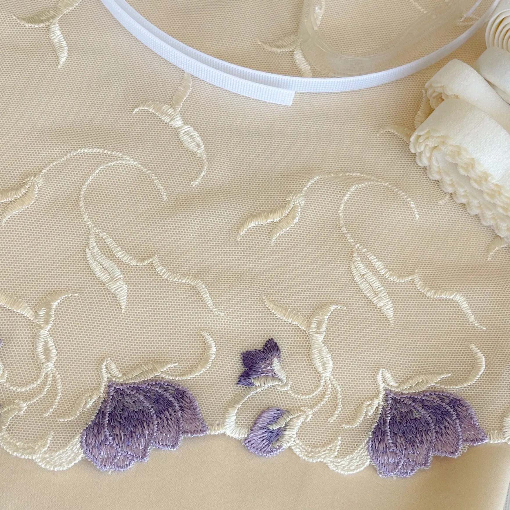 Sugared Violets Stretch Lace Bra Kit